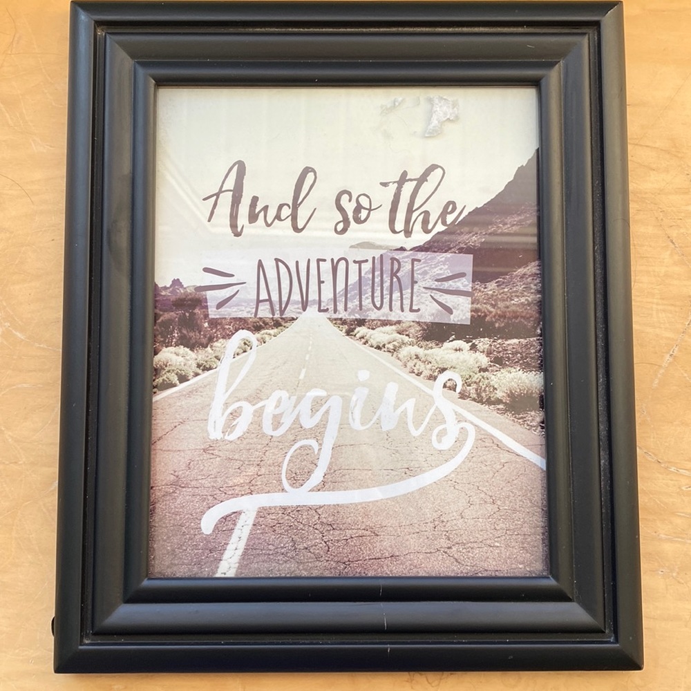 8x10 rich brown picture frame